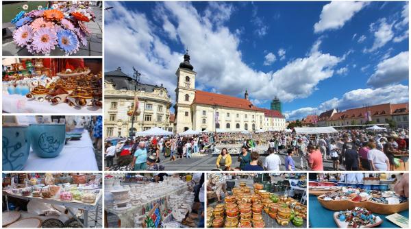 De 60 ani, toamna începe la Sibiu cu Târgul Olarilor. Meșteri olari din toată țara și-au expus creațiile în Piața Mare în acest weekend
