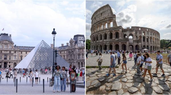 temperaturile extreme au afectat si turismul vara aceasta la pompei a fost un val de vizitatori pe 40 de grade dar luvru are pierderi