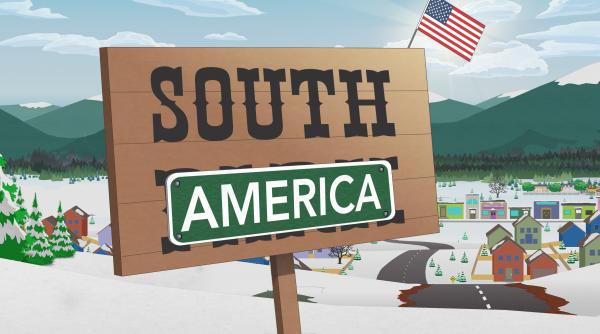 Celebrul serial de satiră South Park îl ia din nou peste picior pe Donald Trump și anunță că își schimbă numele în „South America”