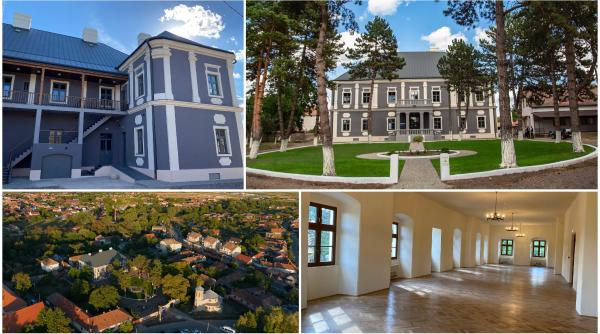un castel din romania a fost restaurat iar acum e deschis pentru turisti cum arata domeniul banffy din nusfalau si cladirea renovata
