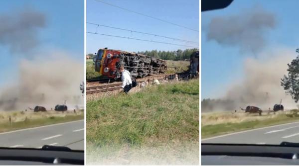 un tren cu 120 de persoane a deraiat in polonia dupa ce a lovit un camion un pasager a murit alte persoane sunt ranite