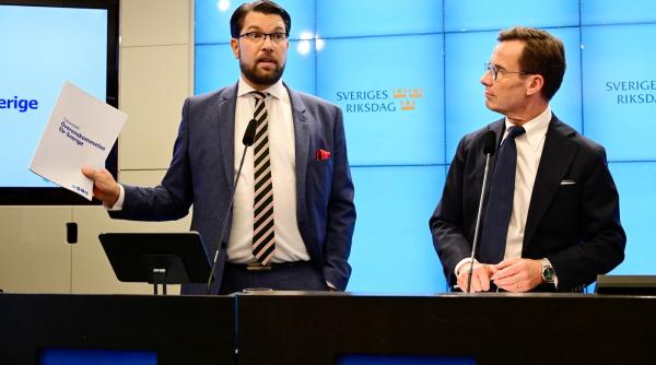 ulf kristersson vrea sa aduca extrema dreapta la guvernare pentru a obtine un nou mandat suedezii merg la vot duminica