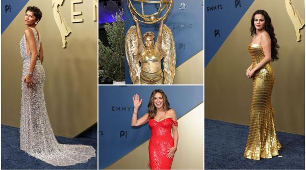 cele mai spectaculoase si mai ciudate tinute de la emmy 2026 zendaya a fost regina serii iar selena gomez a stralucit in auriu