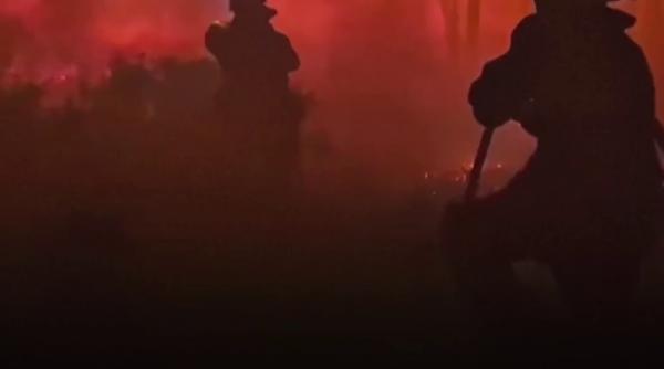 Incendiu puternic în regiunea Valencia. Aproape 700 de hectare au fost afectate