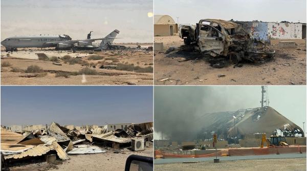 soldatii americani au trimis presei imagini cu dezastrul provocat de iran bazelor sua stateam si vedeam cum sunt distruse