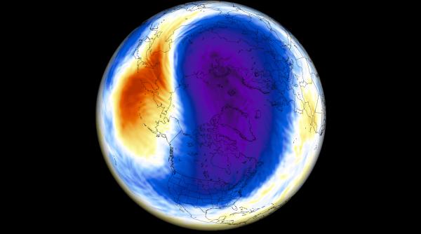 vortexul polar se formeaza chiar acum deasupra arcticii iarna incepe mai devreme si in forta iar apoi apare si un super el nino