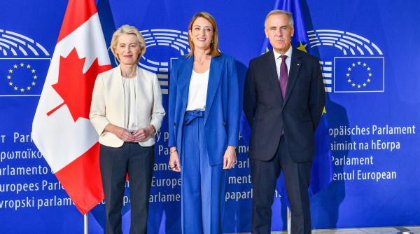 trump spune ca aderarea canadei la ue ar fi act ostil si ameninta cu taxe vamale foarte mari sau voi opri orice comert cu europa