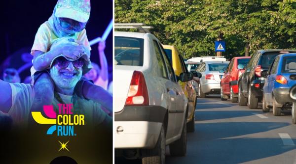 evenimentul the color run night bucuresti 2026 aduce noi restrictii de circulatie sambata 8 linii de transport public modificate