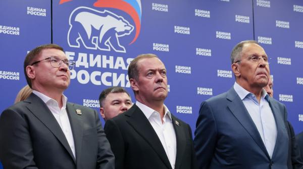 primele rezultate oficiale la alegerile din rusia strict controlate si fara o opozitie reala partidul lui putin a obtinut 58