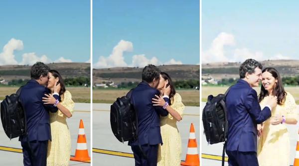 nicusor dan a facut public un moment de tandrete cu mirabela gradinaru pe aeroport inainte de zborul spre new york