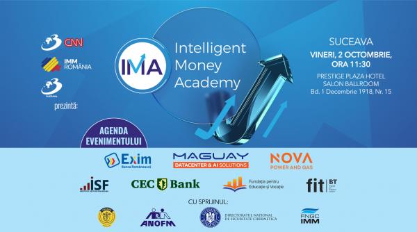 intelligent money academy ajunge la suceava o zi cu 200 de antreprenori 30 de speakeri de top si 5 workshopuri practice