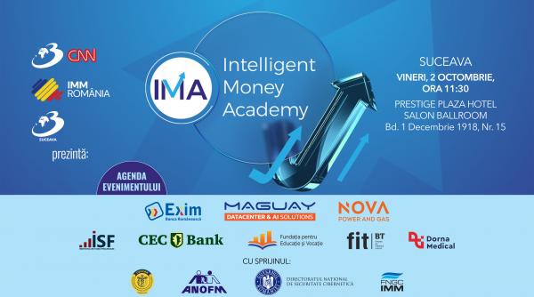 intelligent money academy ajunge la suceava o zi cu 200 de antreprenori 30 de speakeri de top si 5 workshopuri practice