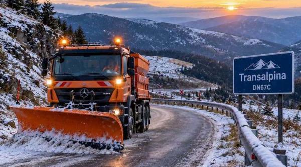 de sambata se schimba programul de acces pe transalpina soferii vor circula doar intr un anumit interval orar din cauza ninsorilor