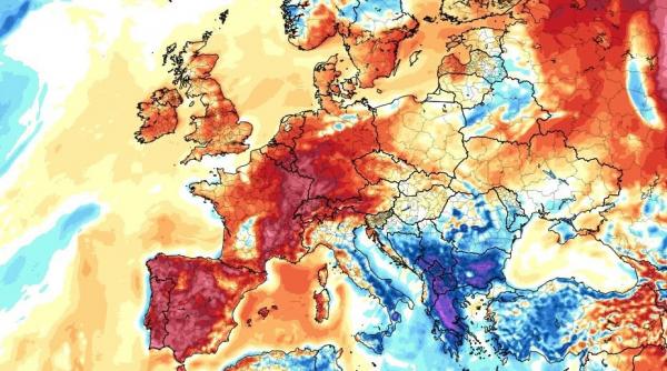 domul de caldura s a asezat peste vestul si centrul europei si a adus temperaturi nefiresti pentru septembrie unde sunt 41 de grade