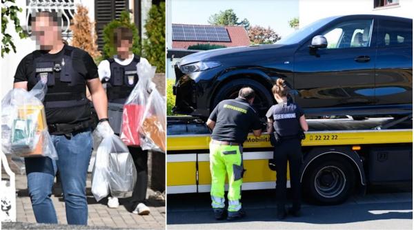politia germana a golit vila de lux a unor romani care vindeau masini scumpe second hand a fost descoperit si trucul lor murdar