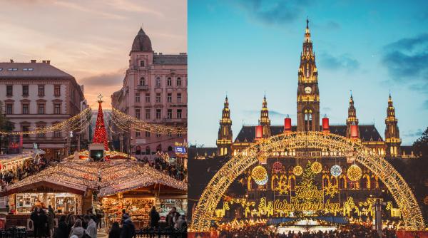 Când se deschid târgurile de Crăciun din Europa în 2026. Program pentru Budapesta, Praga, Colmar, Viena și alte orașe