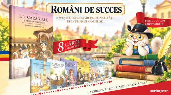 romani de succes carti care reconstituie pe intelesul copiilor portretele unor romani de exceptie de marti la chioscuri