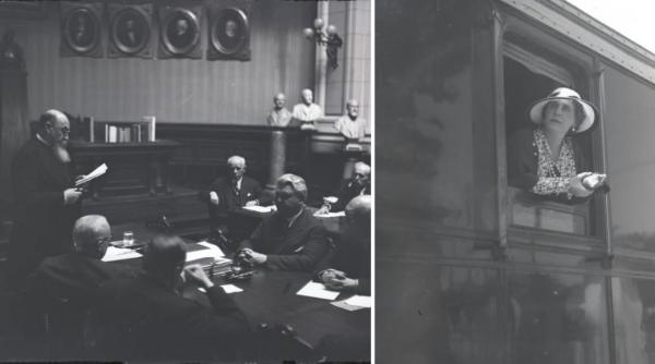 Cum arăta România interbelică: Regina Maria şi Nicolae Iorga, în imagini rare din proiectul "Memorii pe sticlă"