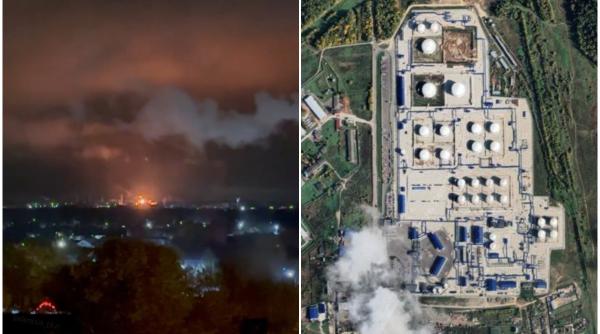 cel mai mare atac cu drone asupra moscovei ucrainenii au lansat 650 de drone o rafinarie esentiala a fost lovita si e in flacari