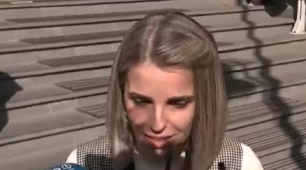 cristela georgescu a tinut un discurs politic in fata diicot si a anuntat ca va merge la cedo pentru sotul ei