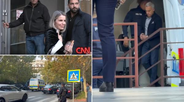 Călin Georgescu a fost adus cu duba la DIICOT, pentru percheziția informatică. Acolo a venit și Cristela Georgescu