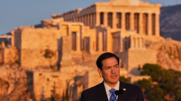 marco rubio a lansat un avertisment pentru europa din atena de pe acropole urmatorul deceniu va scrie istoria secolului urmator