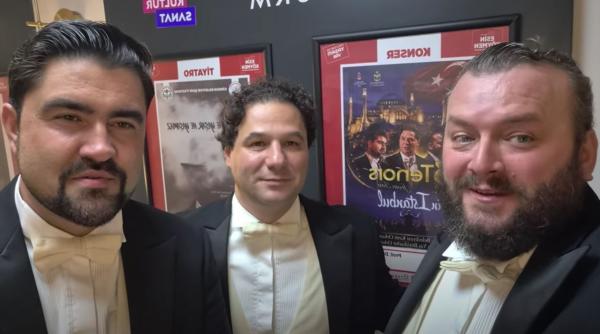 Spectacol extraordinar la Sala Palatului: Muzică lirică, pop-opera şi musical în concertul de gală "3 Tenori ieşeni & Friends"