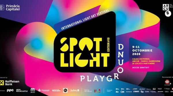 spotlight 2026 transforma calea victoriei intr un spectacol de lumina 19 instalatii si video mapping intre 9 si 11 octombrie