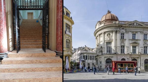 palatul dacia este in plina renovare si consolidare va fi pinacoteca bucurestiului cum arata acum cladirea istorica din centrul vechi