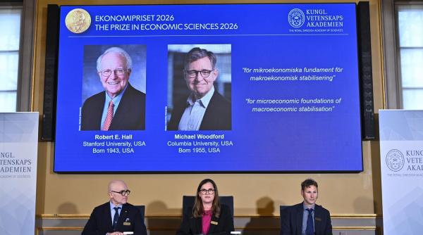 americanii robert hall si michael woodford au castigat premiul nobel pentru economie 2026