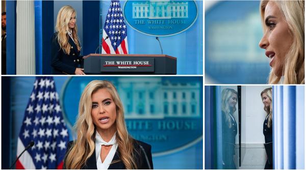 katie zacharia noua purtatoare de cuvant a lui trump a sustinut prima ei conferinta de presa ce se stie despre blonda controversata