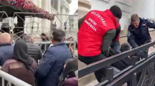 A fost din nou bătaie la coadă la moaștele Sfintei Parascheva. Unii au vrut să sară rândul, au intervenit jandarmii