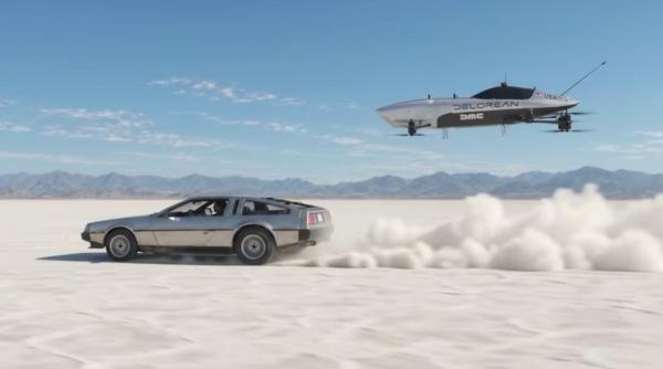 visul tesla de a construi o masina zburatoare are un rival puternic delorean intra in cursele aeriene electrice