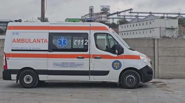 Explozie la Medgidia. A sărit în aer un buncăr de cereale de la fabrica de amidon. Două persoane au fost rănite