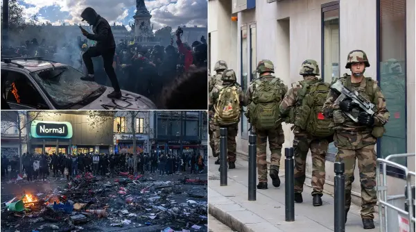macron trimite armata in strada sa ajute politia dupa valul de violente va fi o operatiune masiva de restabilire a ordinii