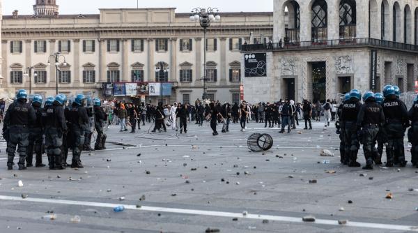 Măsuri dure anunțate de guvernul Meloni după protestele din Milano. Trupele trimise în oraș primesc puteri sporite