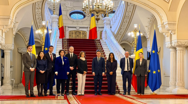 nicusor dan participa la forumul privind statul de drept la eveniment participa si presedinta comisiei de la venetia