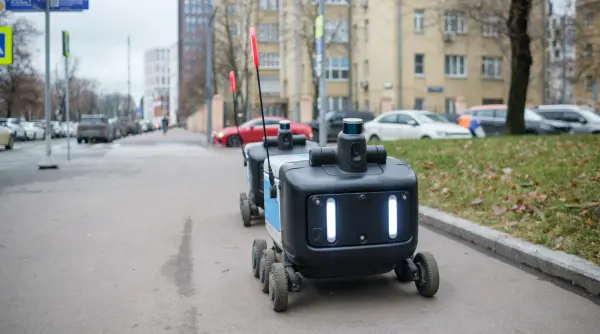 robotii de livrare sunt acuzati ca scaneaza fetele clientilor si le distribuie datele biometrice