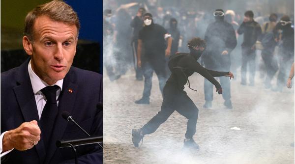 Macron cere din Qatar pedepsirea protestatarilor violenți: "Mâna nu trebuie să tremure". MAE emite avertisment de călătorie