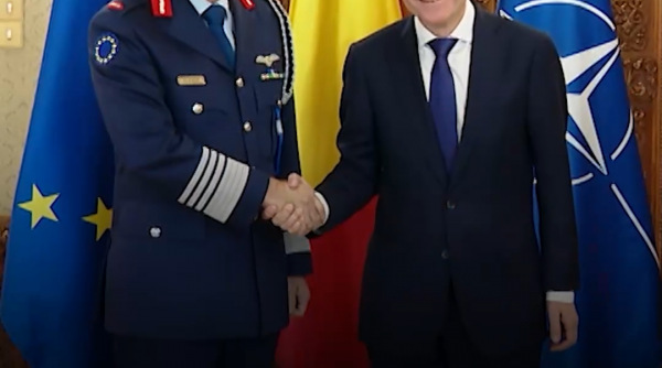 Nicușor Dan l-a primit la Cotroceni pe generalul Seán Clancy, șeful Comitetului Militar al Uniunii Europene
