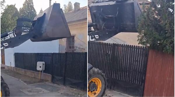 „Și-a pierdut gunoiul. L-am adus înapoi”. Primăria din Băilești i-a dus unui bărbat cu excavatorul deșeurile pe care le aruncase ilegal