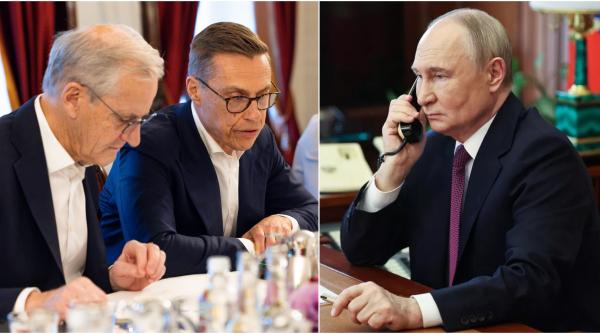 Reuters: Ce a cerut Putin în discuția telefonică de 90 de minute cu Stubb și Støre. Zelenski a fost invitat din nou la Moscova