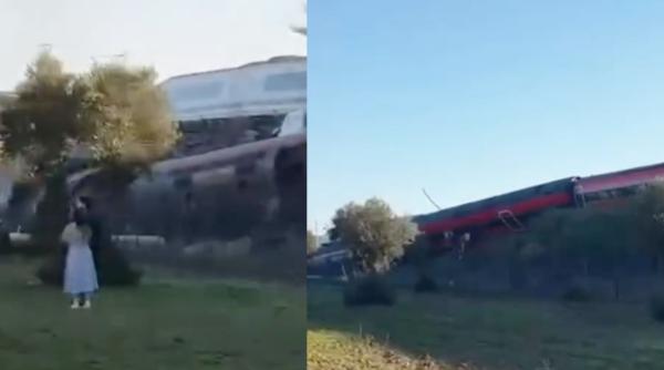 Accident feroviar grav în Spania. Două trenuri s-au ciocnit în Toledo: Două vagoane au căzut într-o râpă, sunt zeci de morți
