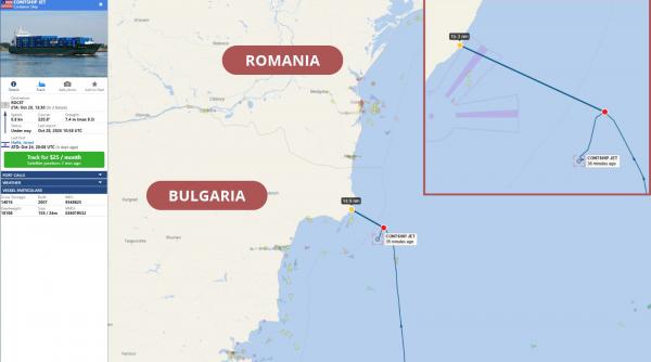 Încă o navă a fost lovită de 3 drone în Marea Neagră, în apropiere de Bulgaria. Aceasta se îndrepta spre Portul Constanța