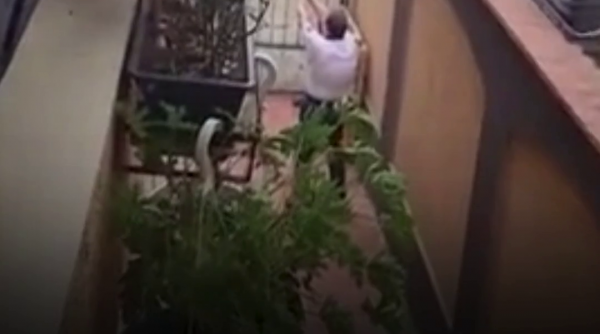 Focuri de armă în apropierea locuinței premierului Luca Niculescu. Un bărbat a fost filmat în timp ce trăgea cu pistolul