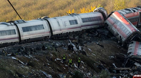 Un român a fost rănit în accidentul feroviar din Spania. Precizările MAE despre starea sa