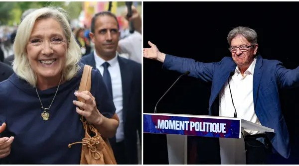 marine le pen si jean luc melenchon tot mai aproape de finala prezidentiala din franta la bord e panica un scenariu de neimaginat
