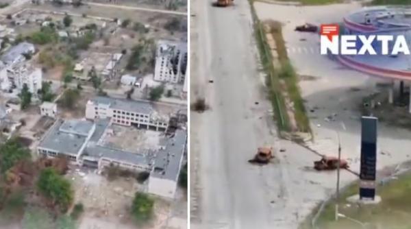 Un convoi cu ajutoare umanitare a plecat spre oraşul Oleşki din Ucraina, aflat sub controlul Rusiei
