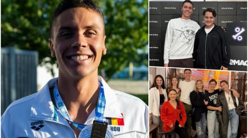 David Popovici, surprins într o ipostază neașteptată. La ce eveniment a participat marele campion olimpic