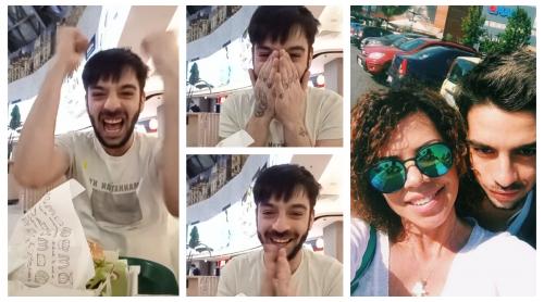 David Pușcaș nu își mai încape în piele de fericire. Tânărul urmează să meargă la un interviu pentru jobul mult visat: „Sunt singur la date, am ieșit să mă iubesc.”